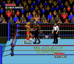 WWF Super WrestleMania gameplay screenshot on Genesis