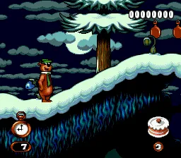 Yogi Bear: Cartoon Capers gameplay screenshot on Genesis