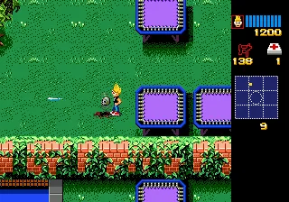 Zombies Ate My Neighbors gameplay screenshot on Genesis