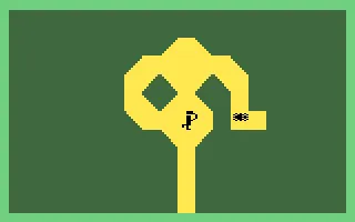 Adventure gameplay screenshot on Intellivision