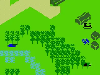 Armor Battle gameplay screenshot on Intellivision