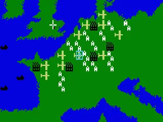 B-17 Bomber gameplay screenshot on Intellivision