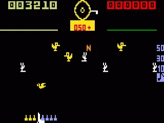 Carnival gameplay screenshot on Intellivision