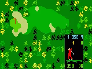 Chip Shot: Super Pro Golf gameplay screenshot on Intellivision