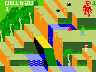 Congo Bongo gameplay screenshot on Intellivision