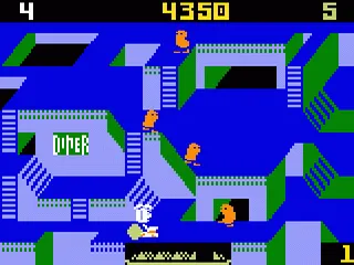 Diner gameplay screenshot on Intellivision