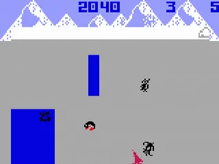 Duncan's Thin Ice gameplay screenshot on Intellivision