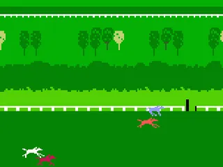 Horse Racing gameplay screenshot on Intellivision