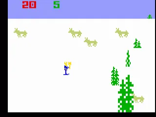 Ice Trek gameplay screenshot on Intellivision
