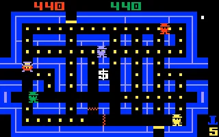 Lock 'N' Chase gameplay screenshot on Intellivision