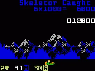 Masters of the Universe: The Power of He-Man gameplay screenshot on Intellivision