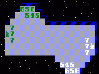 Mind Strike gameplay screenshot on Intellivision