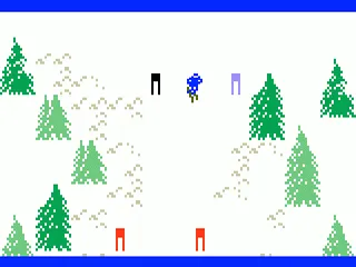 Mountain Madness: Super Pro Skiing gameplay screenshot on Intellivision