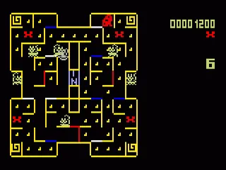 Mouse Trap gameplay screenshot on Intellivision
