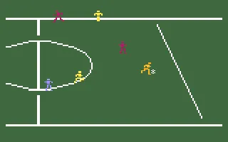 NASL Soccer gameplay screenshot on Intellivision