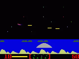 Nova Blast gameplay screenshot on Intellivision