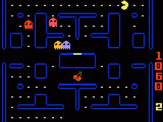 Pac-Man gameplay screenshot on Intellivision