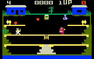Popeye gameplay screenshot on Intellivision