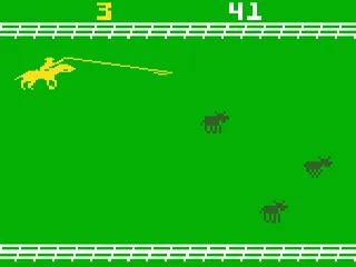 Stampede gameplay screenshot on Intellivision