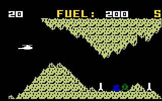 Super Cobra gameplay screenshot on Intellivision