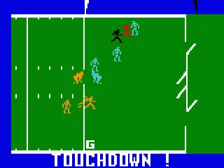 Super Pro Football gameplay screenshot on Intellivision