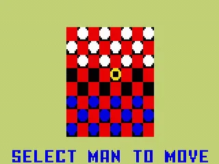 Triple Challenge: Chess, Checkers, Backgammon gameplay screenshot on Intellivision