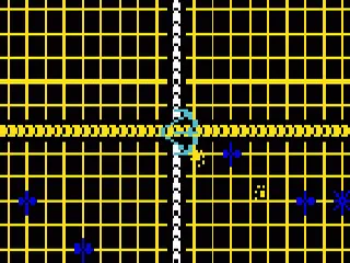 Tron: Solar Sailer gameplay screenshot on Intellivision