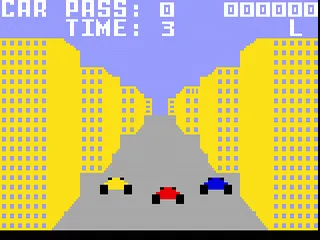 Turbo gameplay screenshot on Intellivision