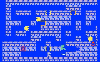 Tutankham gameplay screenshot on Intellivision