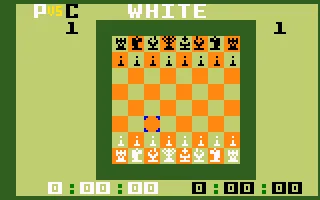 USCF Chess gameplay screenshot on Intellivision