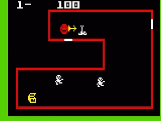 Venture gameplay screenshot on Intellivision