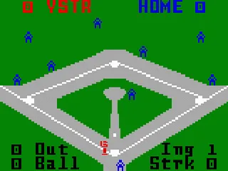 World Championship Baseball gameplay screenshot on Intellivision