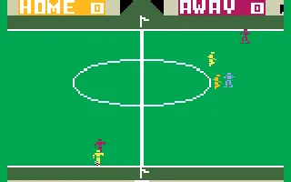 World Cup Soccer gameplay screenshot on Intellivision