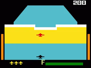 Zaxxon gameplay screenshot on Intellivision