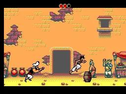 Aladdin gameplay screenshot on Master System
