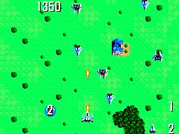 Aleste gameplay screenshot on Master System