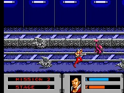 Alien Storm gameplay screenshot on Master System