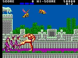 Altered Beast gameplay screenshot on Master System