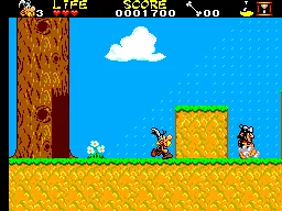 Astérix and the Secret Mission gameplay screenshot on Master System