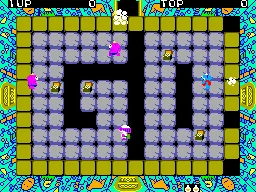 Astro Warrior / Pit Pot gameplay screenshot on Master System