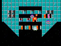 Astro Warrior gameplay screenshot on Master System