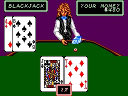 Casino Games gameplay screenshot on Master System