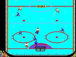 Championship Hockey gameplay screenshot on Master System