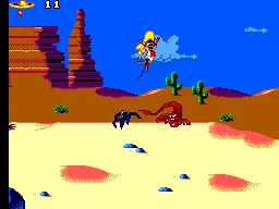 Cheese Cat-Astrophe starring Speedy Gonzales gameplay screenshot on Master System