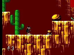Daffy Duck in Hollywood gameplay screenshot on Master System