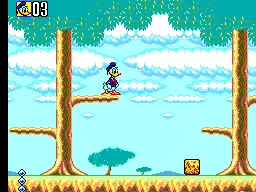 Deep Duck Trouble Starring Donald Duck gameplay screenshot on Master System