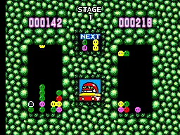 Dr. Robotnik's Mean Bean Machine gameplay screenshot on Master System