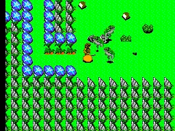 Dragon Crystal gameplay screenshot on Master System