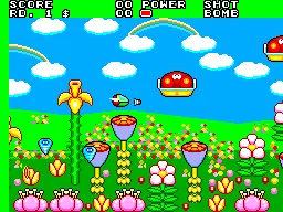 Fantasy Zone II gameplay screenshot on Master System