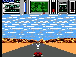 Fire & Forget II gameplay screenshot on Master System